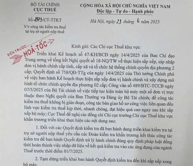 post-image-cuc-thue-tam-dung-kiem-tra-thue-tai-tru-so-nguoi-nop-thue-thong-tin-chi-tiet